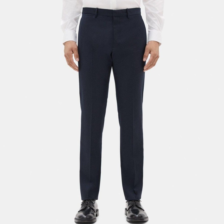 Men Theory Outlet | Straight-Fit Suit Pant In Sartorial Suiting Deep Navy