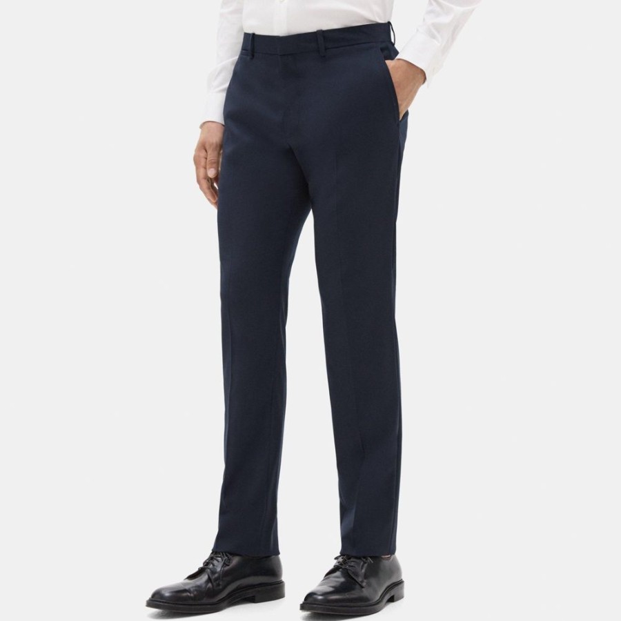 Men Theory Outlet | Straight-Fit Suit Pant In Sartorial Suiting Deep Navy