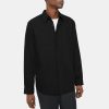 Men Theory Outlet | Long-Sleeve Shirt In Cotton Flannel Black