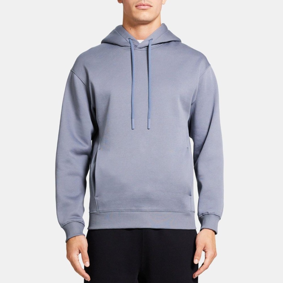 Men Theory Outlet | Hoodie In Terry Cotton Moat