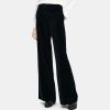 Women Theory Outlet | Flared Low-Waist Pant In Stretch Velvet Baltic