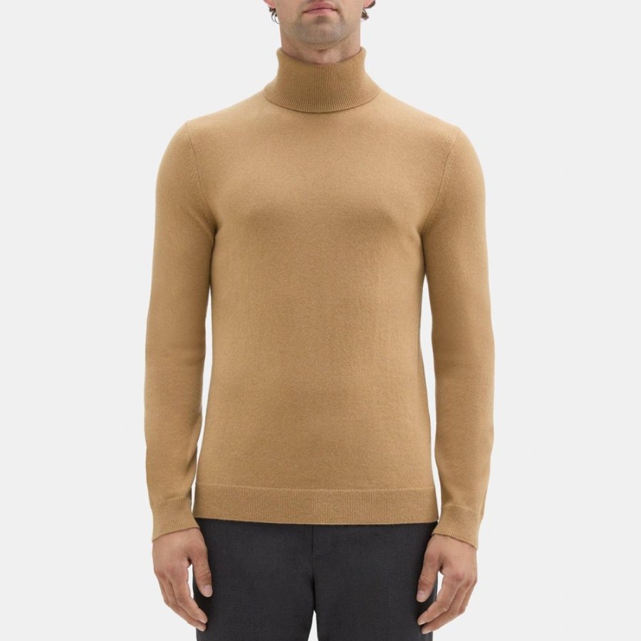 Men Theory Outlet | Turtleneck In Cashmere Soft Camel