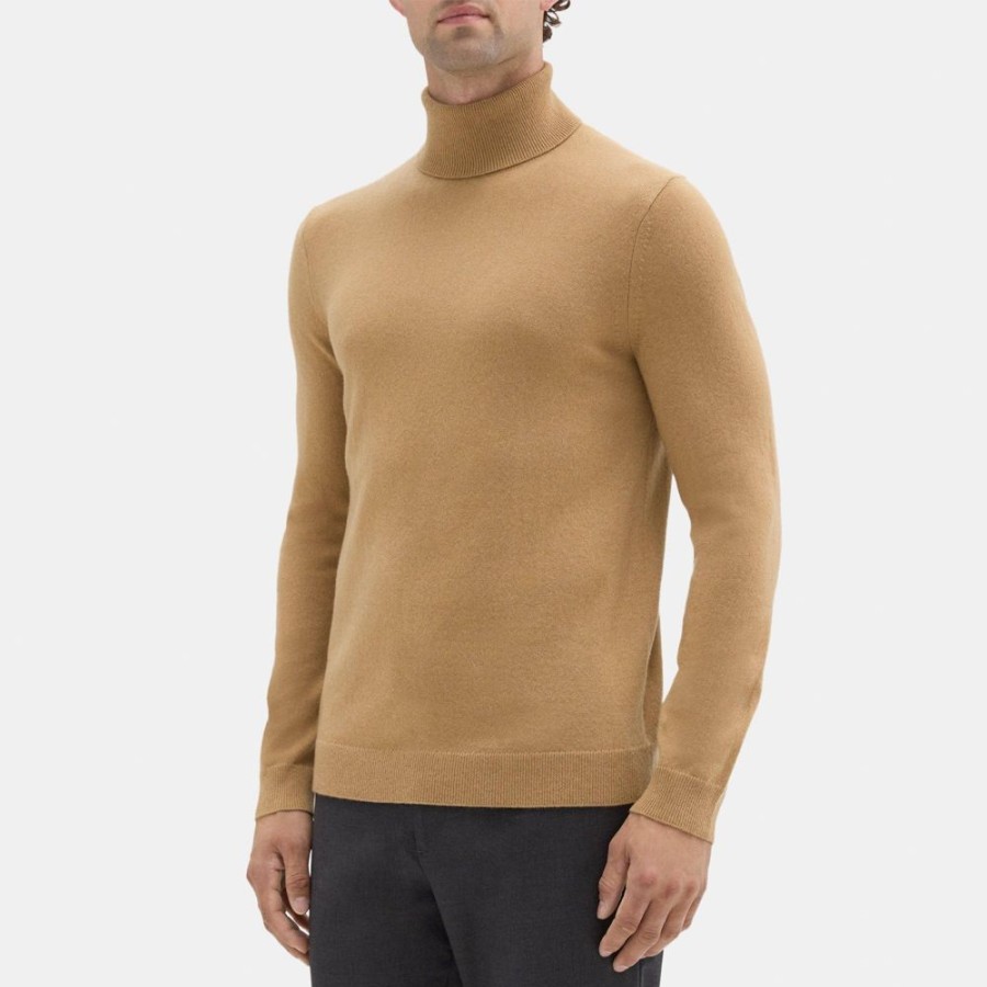 Men Theory Outlet | Turtleneck In Cashmere Soft Camel