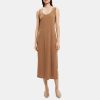 Women Theory Outlet | Scoop Neck Dress In Slub Cotton