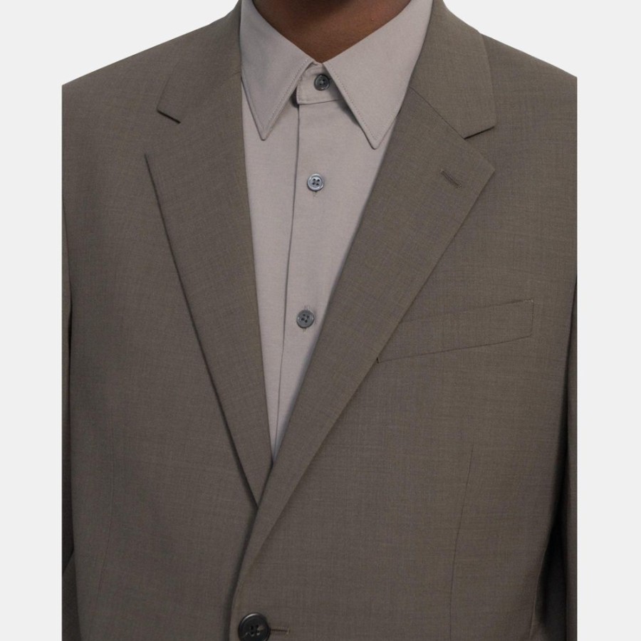 Men Theory Outlet | Structured Blazer In Stretch Wool