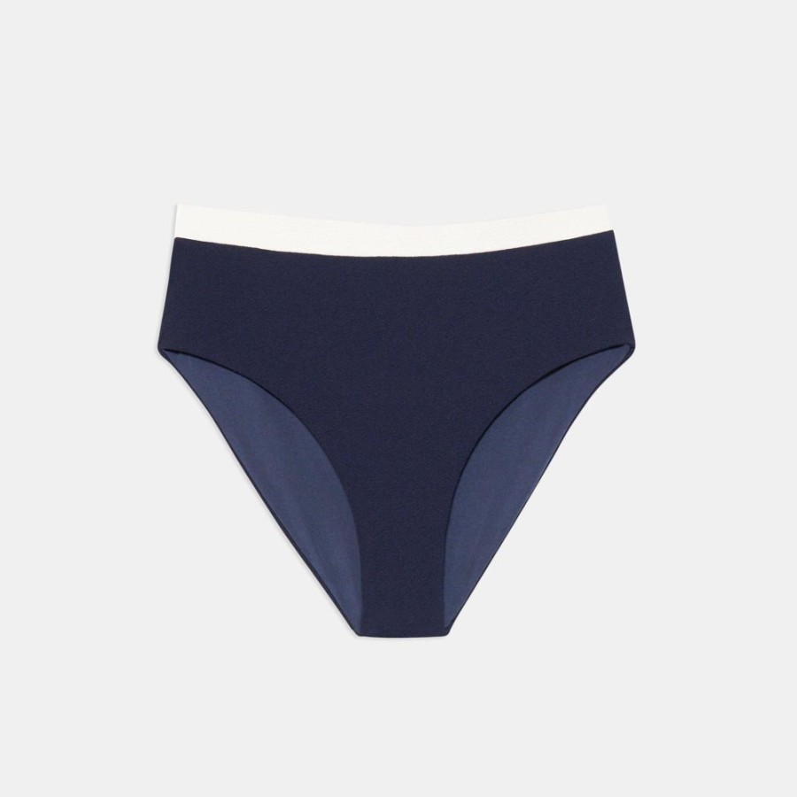 Women Theory Outlet | Theory X Onia Regina Bikini Bottom Navy/White