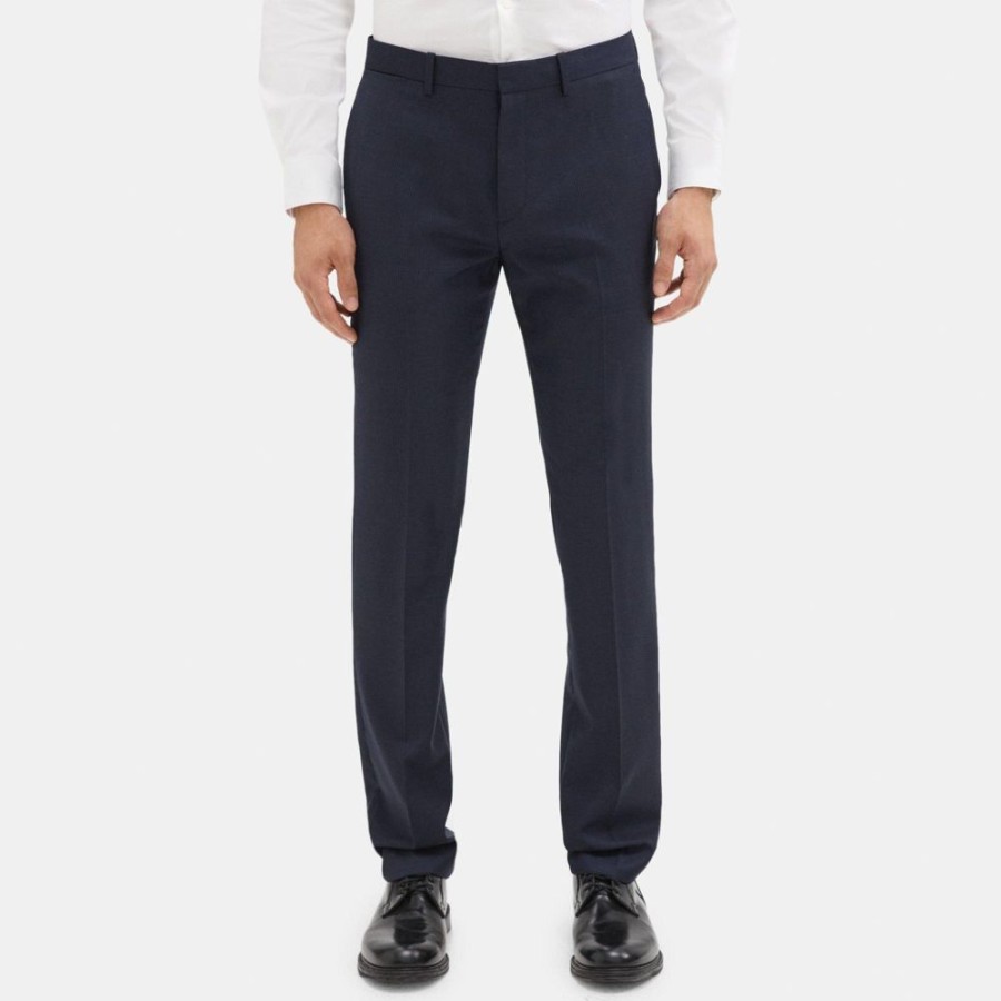 Men Theory Outlet | Slim-Fit Suit Pant In Plaid Wool Eclipse Multi