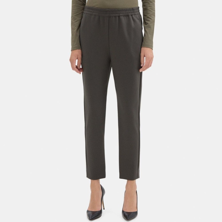 Women Theory Outlet | Tapered Pant In Tech Knit