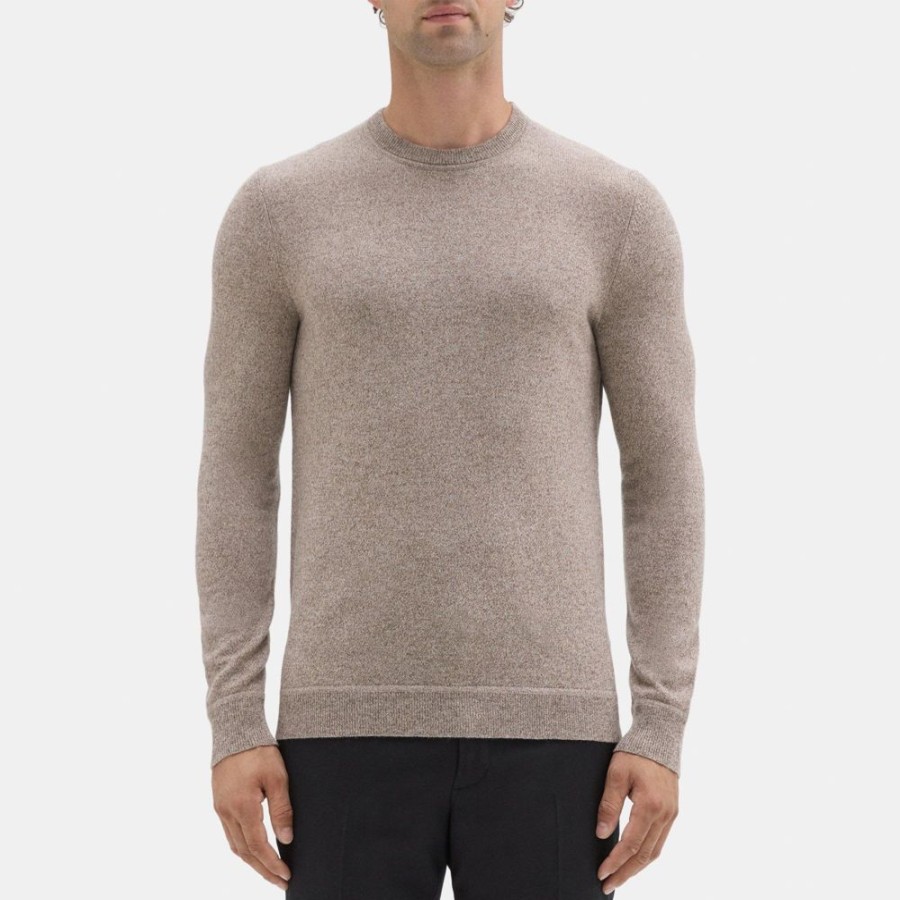 Men Theory Outlet | Crewneck Sweater In Cashmere Bryce Mouline