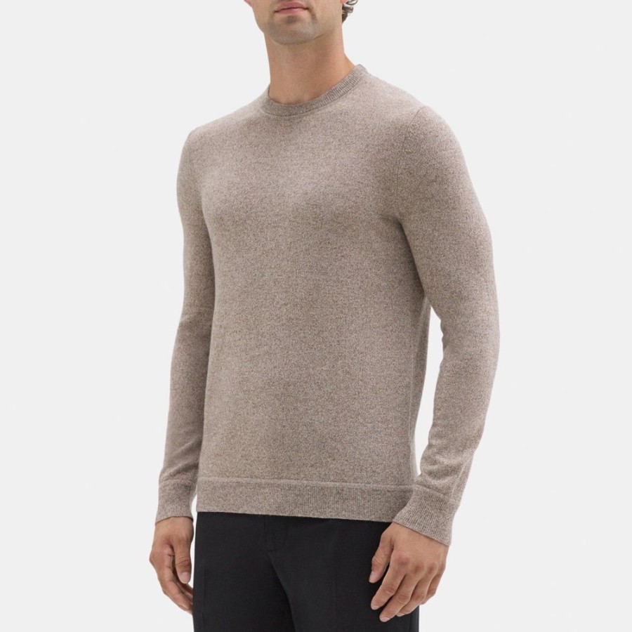 Men Theory Outlet | Crewneck Sweater In Cashmere Bryce Mouline