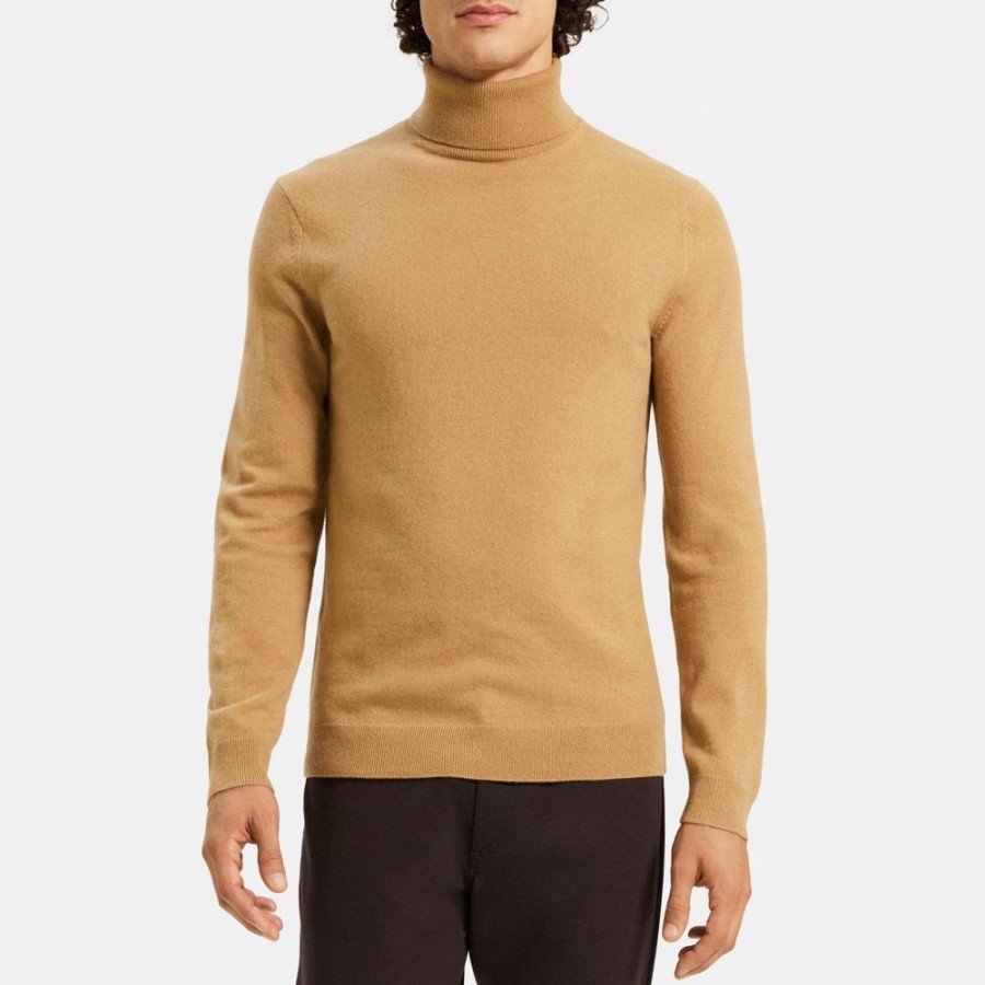 Men Theory Outlet | Turtleneck In Cashmere Soft Camel