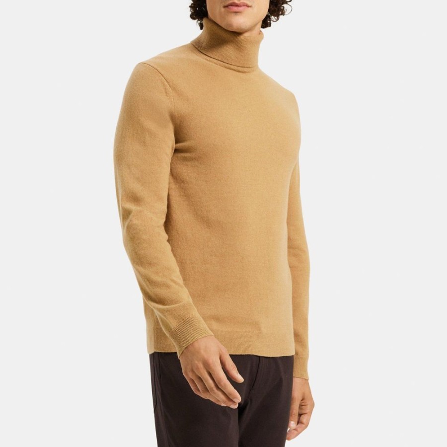 Men Theory Outlet | Turtleneck In Cashmere Soft Camel