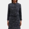 Women Theory Outlet | Cropped Jacket In Tweed