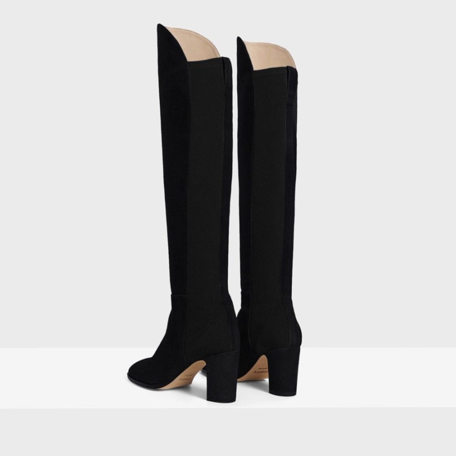 Women Theory Outlet | Knee-High Boot In Suede