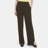 Women Theory Outlet | Straight Pull-On Pant In Crepe Anchor