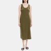 Women Theory Outlet | Scoop Neck Dress In Slub Cotton