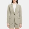 Women Theory Outlet | Fitted Blazer In Crepe