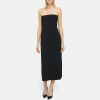 Women Theory Outlet | Strapless Dress In Crepe Black