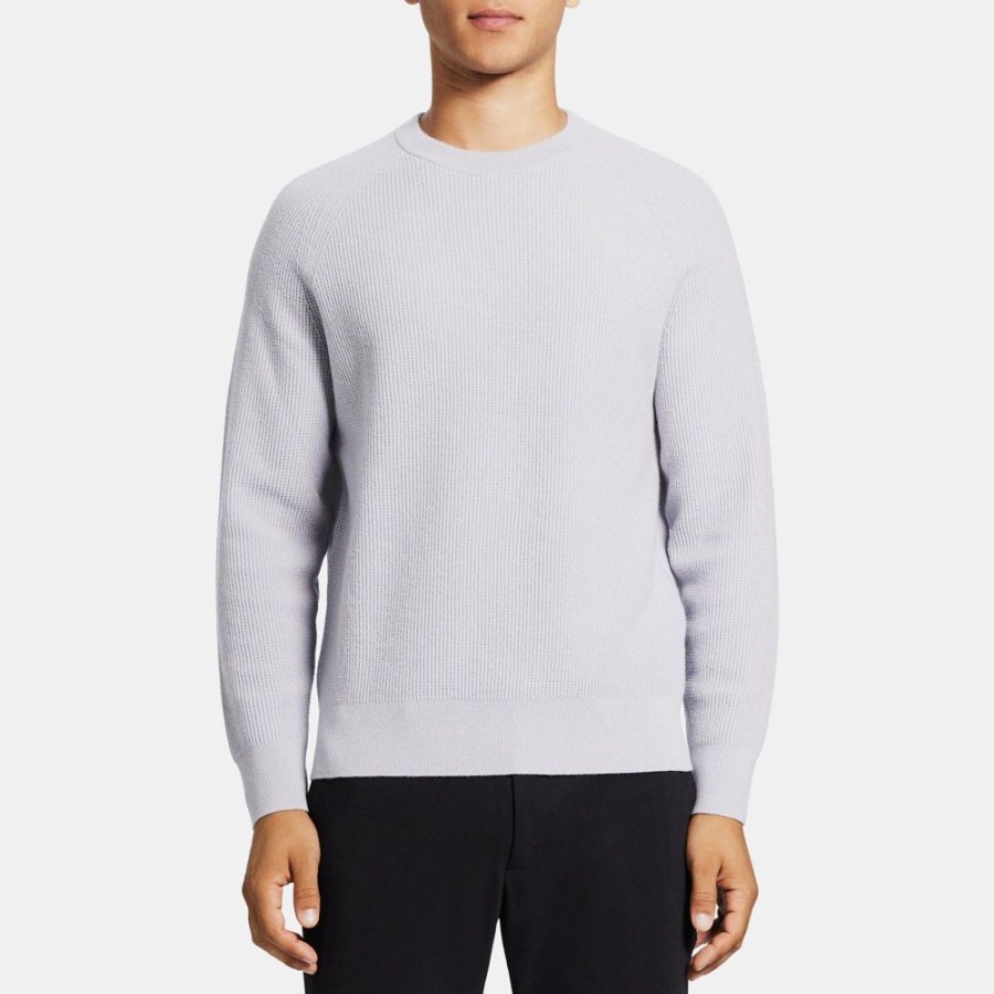 Men Theory Outlet | Crewneck Sweater In Wool-Cashmere Gravity