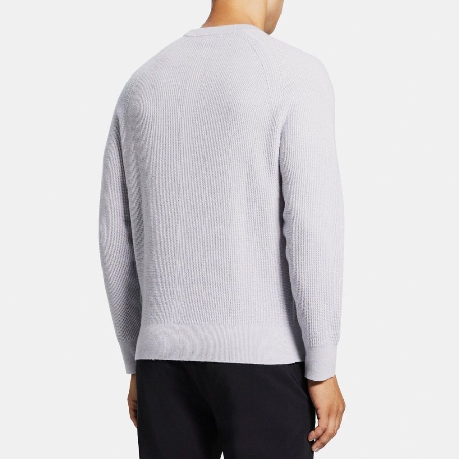 Men Theory Outlet | Crewneck Sweater In Wool-Cashmere Gravity