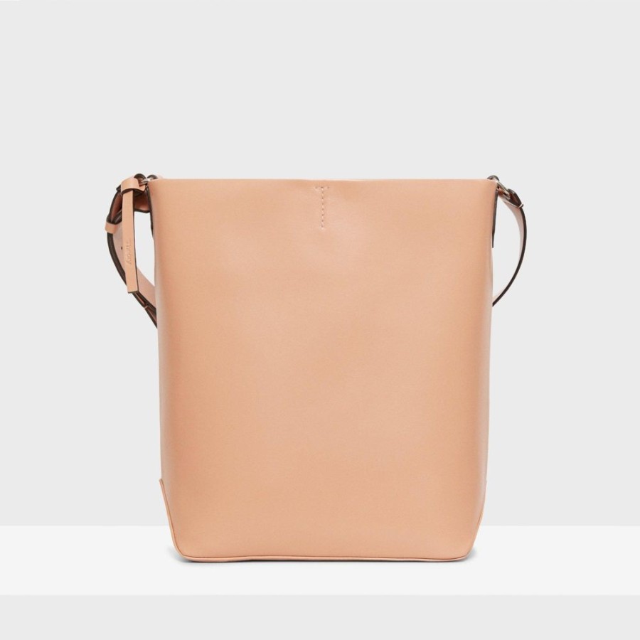 Women Theory Outlet | Sling Bag In Leather Natural