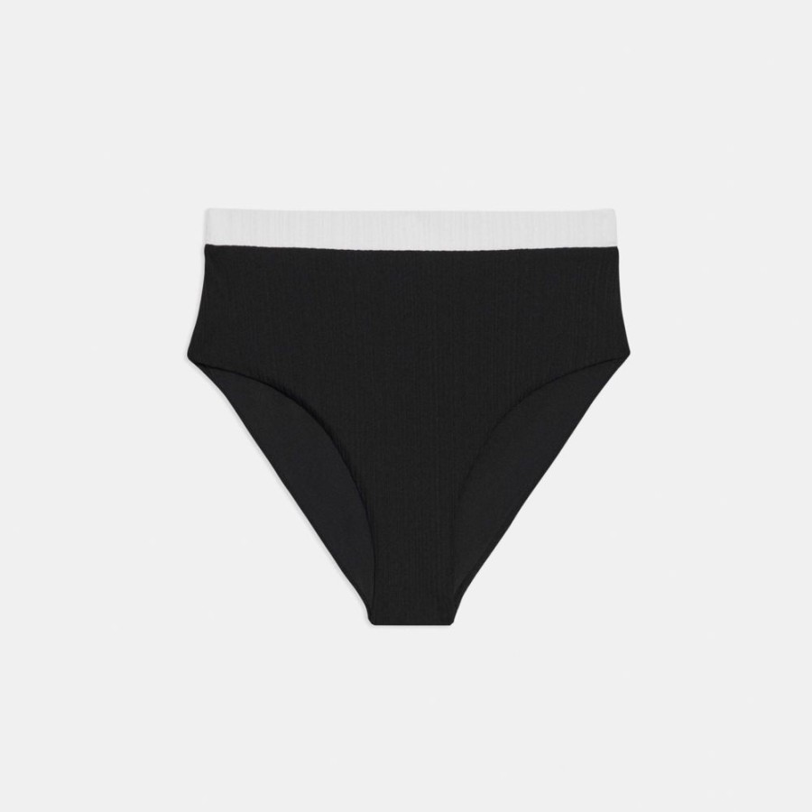 Women Theory Outlet | Theory X Onia Regina Bikini Bottom Black/White