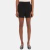 Women Theory Outlet | Easy Pull-On Short In Crepe Black