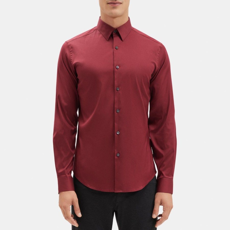 Men Theory Outlet | Tailored Shirt In Stretch Cotton