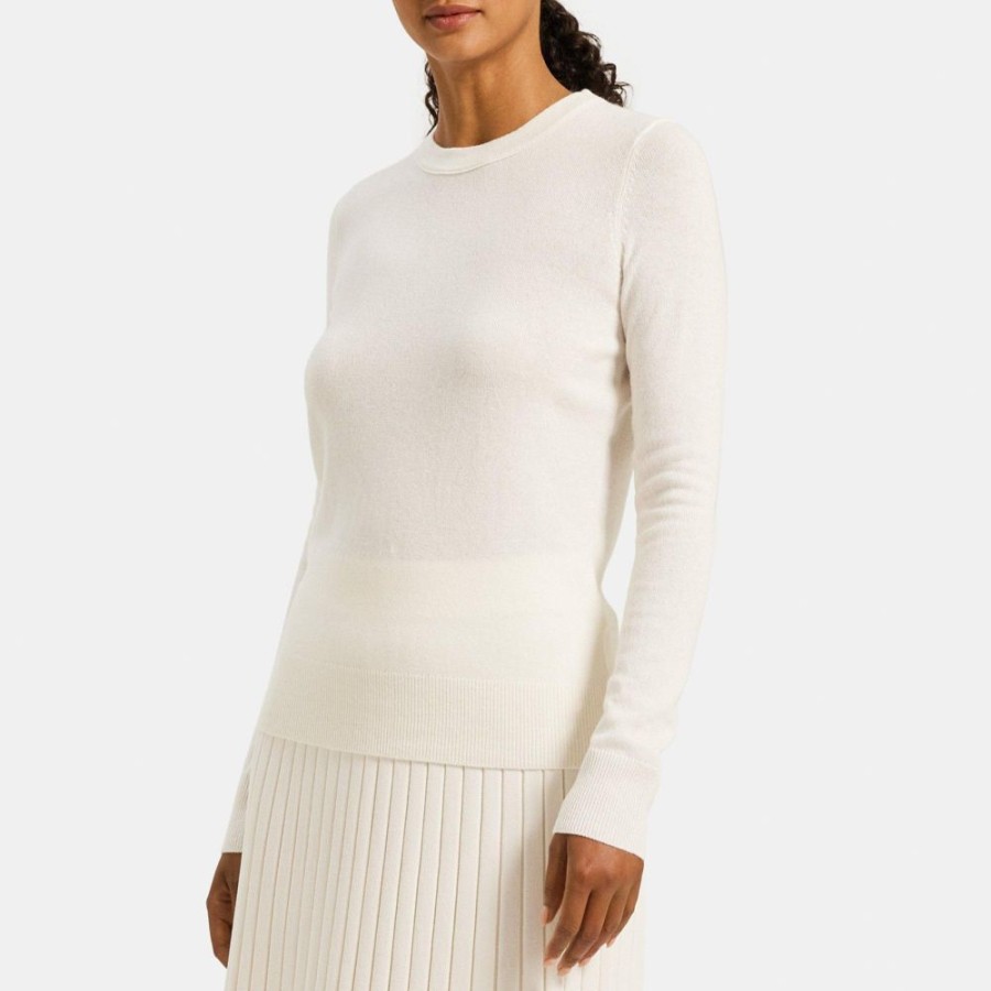 Women Theory Outlet | Crewneck Sweater In Cashmere