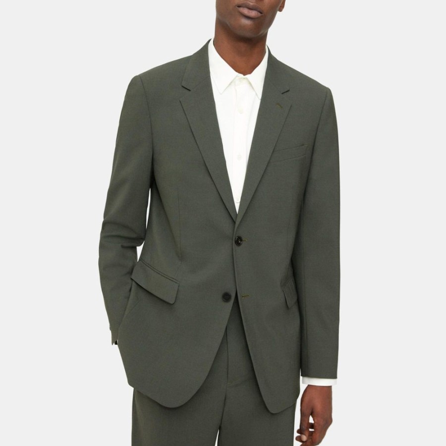 Men Theory Outlet | Structured Blazer In Stretch Wool